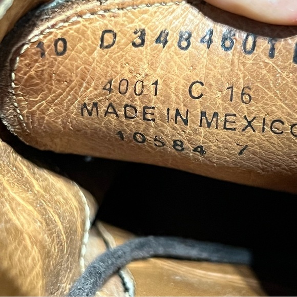 Frye Brown Leather Oxford Shoes